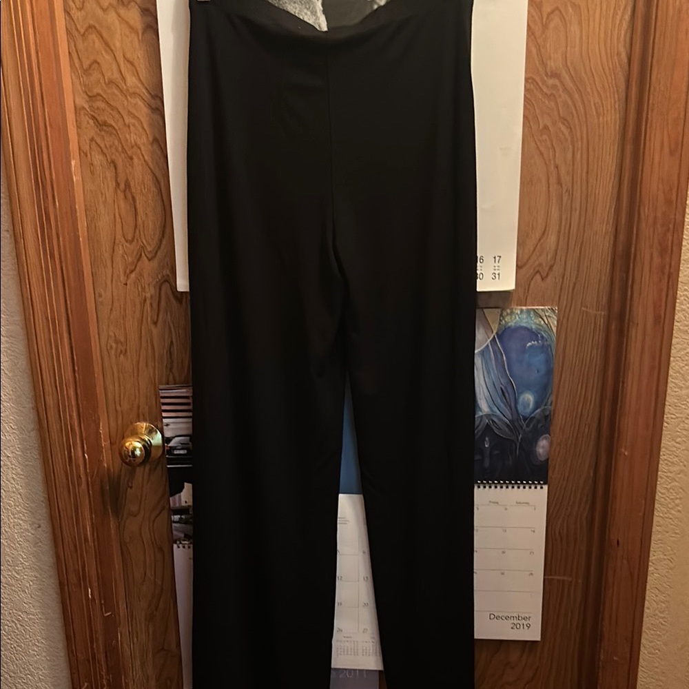 Liz Claiborne Black Wide Leg Pants - Picture 7 of 8